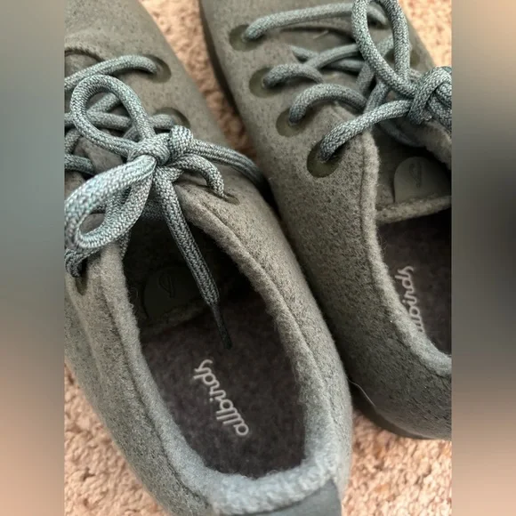 ALLBIRDS Limited Edition Tuke Matcha/MatchaSole Wool Runners Sneakers Size 13 - Picture 4 of 7